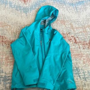 Size 5-6 teal LL Bean kids raincoat